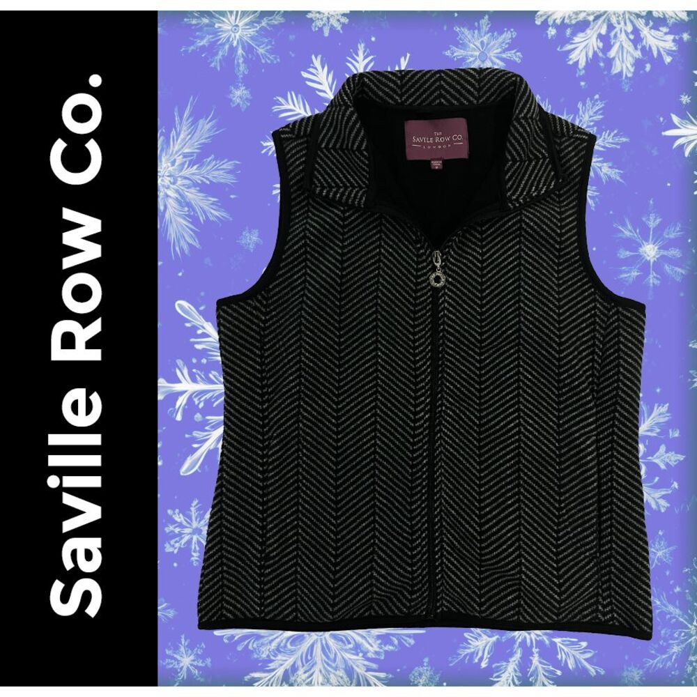 The Savile Row Co. Winter Sweater Vest Women's size M